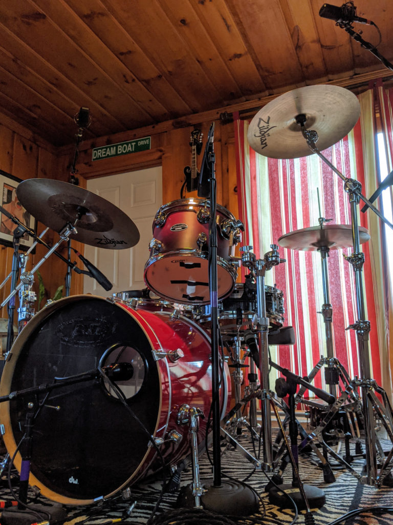 Drums setup for recording